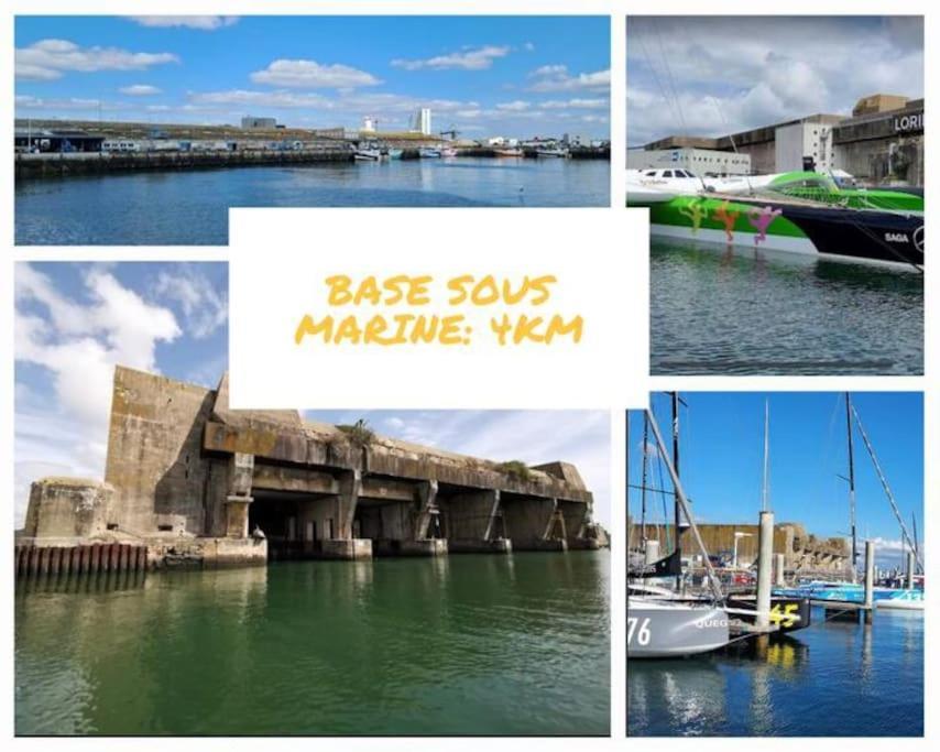 Studio Lorient Proche Centre Gare Wifi Netflix Exterior foto